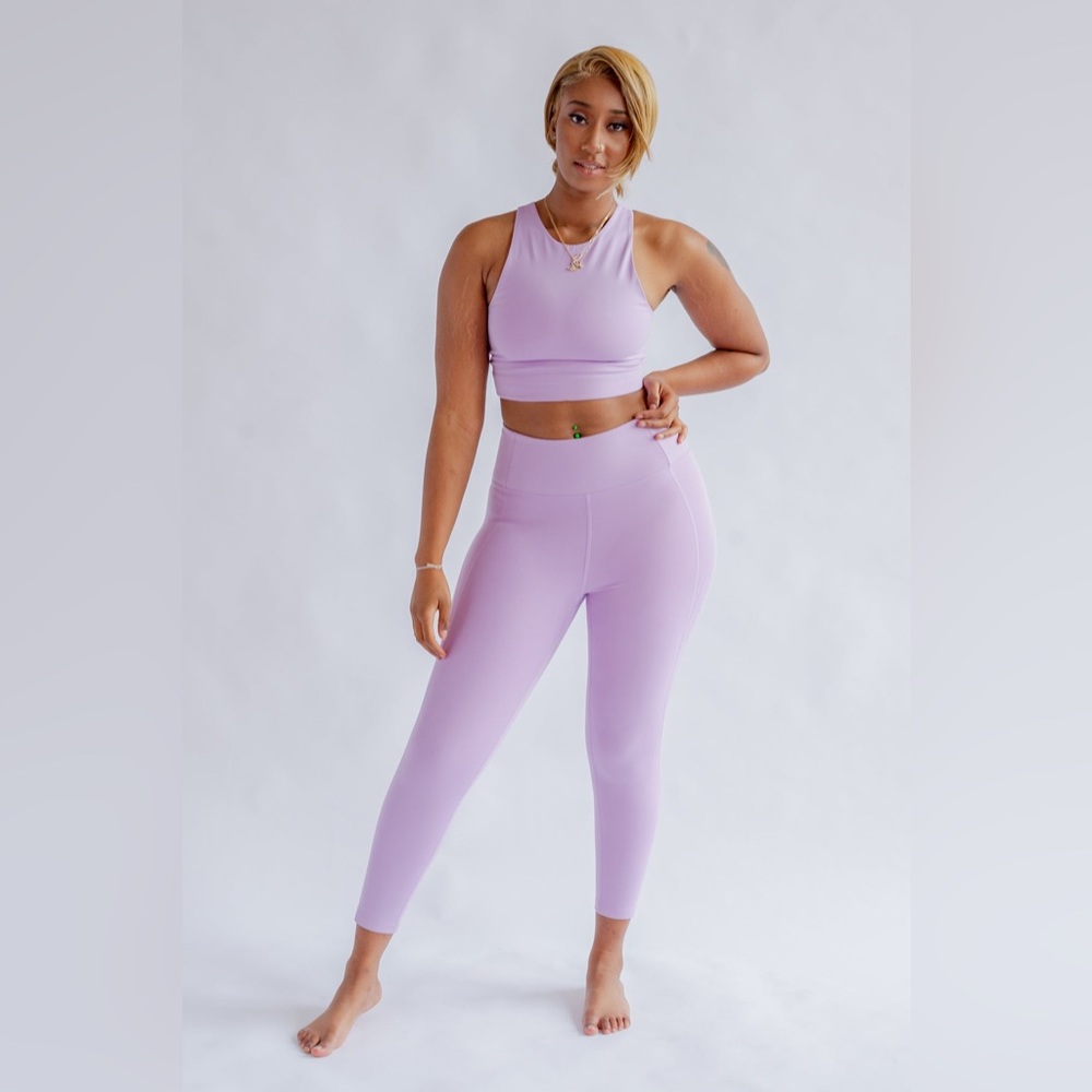 Girlfriend Collective Compressive Leggings Size Medium // Lilac 🧘🏻‍♀️👩🏻‍🎤